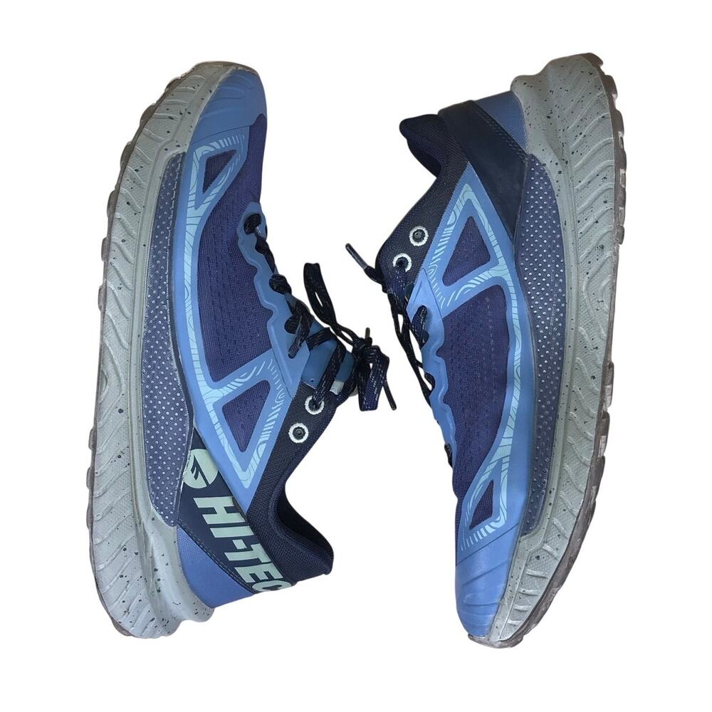 Hi-Tec Trail Running Shoes Men’s 11 Blue Athletic Outdoor Sport Casual Sneakers